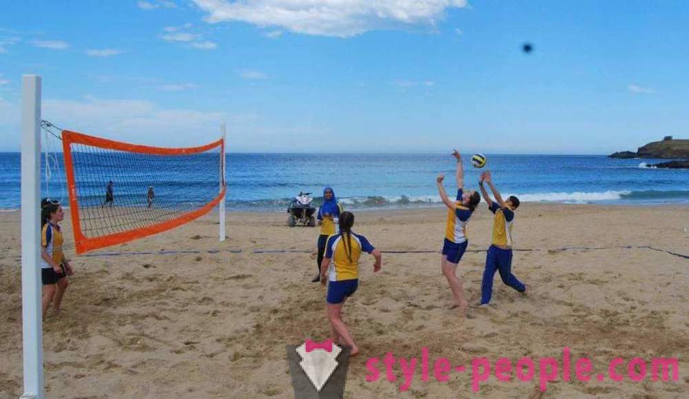 Beachvolleyboll: regler och funktioner dynamisk spel