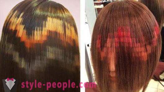 Pixel hår färg: foto, prestanda teknik