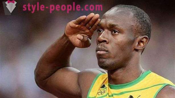 Usain Bolt: maximal hastighet av superstjärnor friidrott