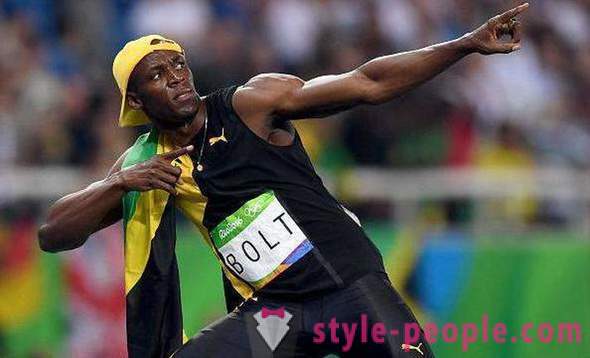 Usain Bolt: maximal hastighet av superstjärnor friidrott