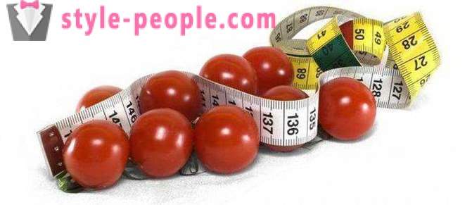 Tomat diet för viktminskning: Alternativ menyn betyg. Calorie färsk tomat