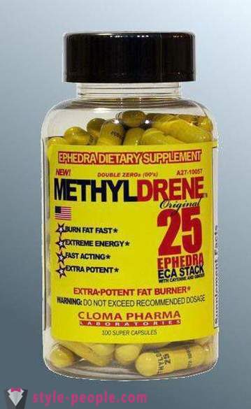 Fat Burner Methyldrene 25: recensioner