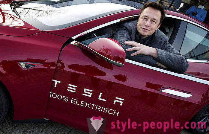 Bilar från garaget Elon Musk