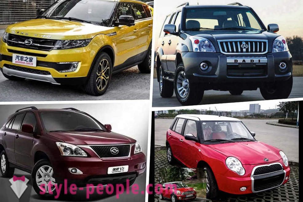 Kineserna kopiera bilar