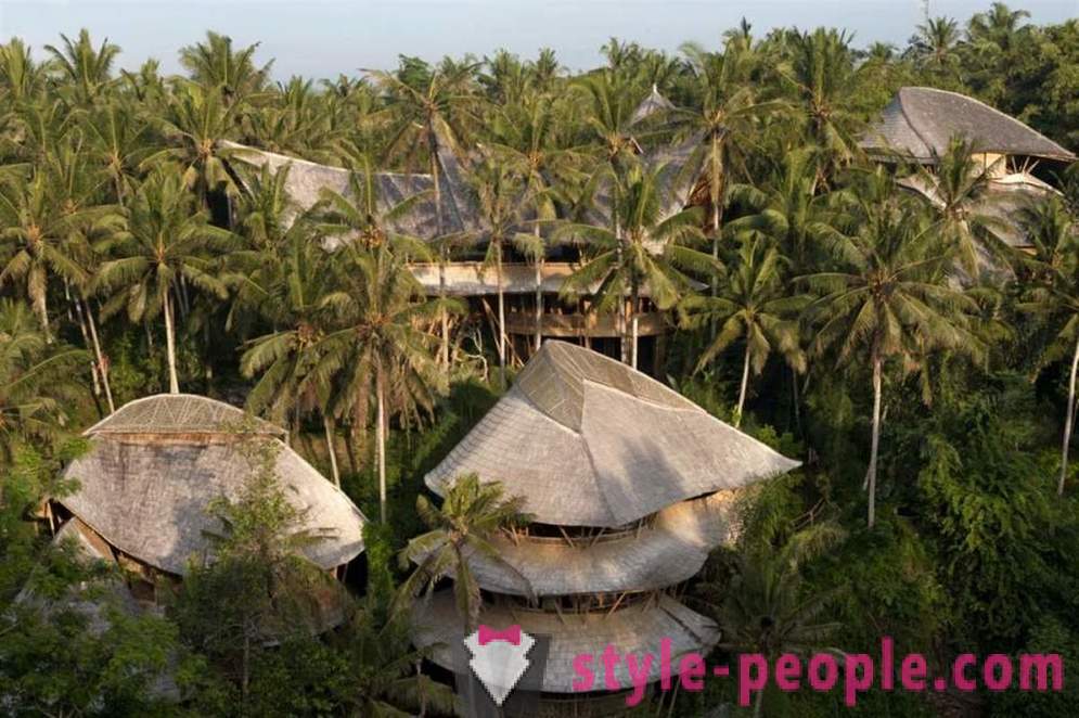 Hon slutade sitt jobb, gick till Bali och byggde ett lyxigt hus av bambu