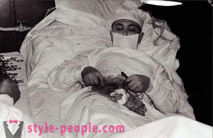 Rysk kirurg som opererade sig