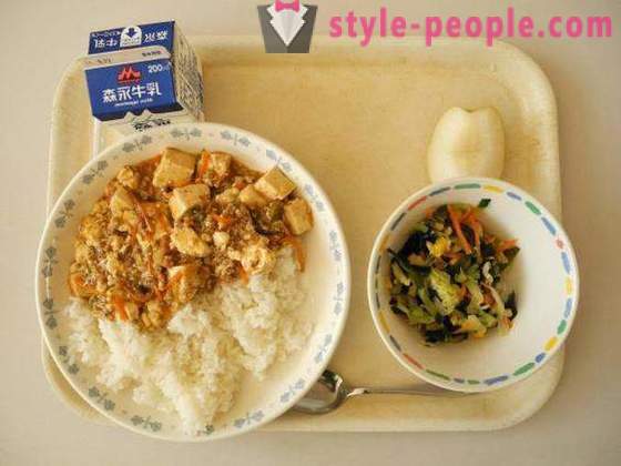 Livsmedel i den japanska utbildningssystemet