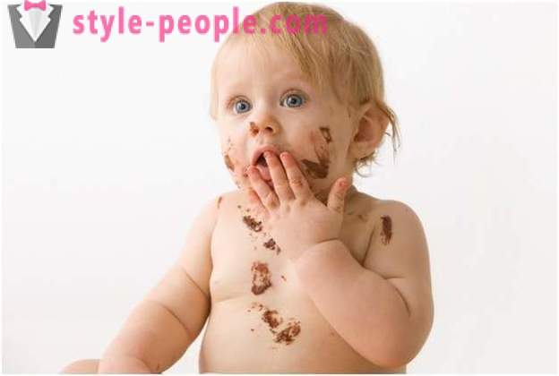 Barnet älskar choklad: användningen av godsaker