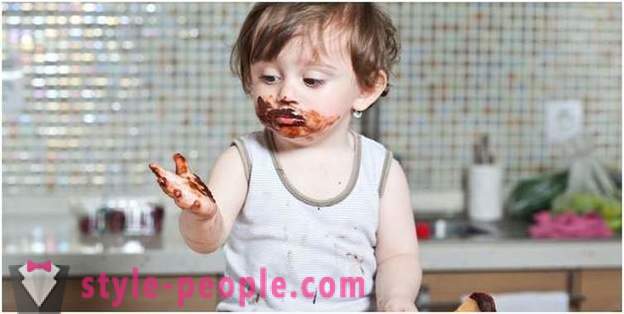 Barnet älskar choklad: användningen av godsaker