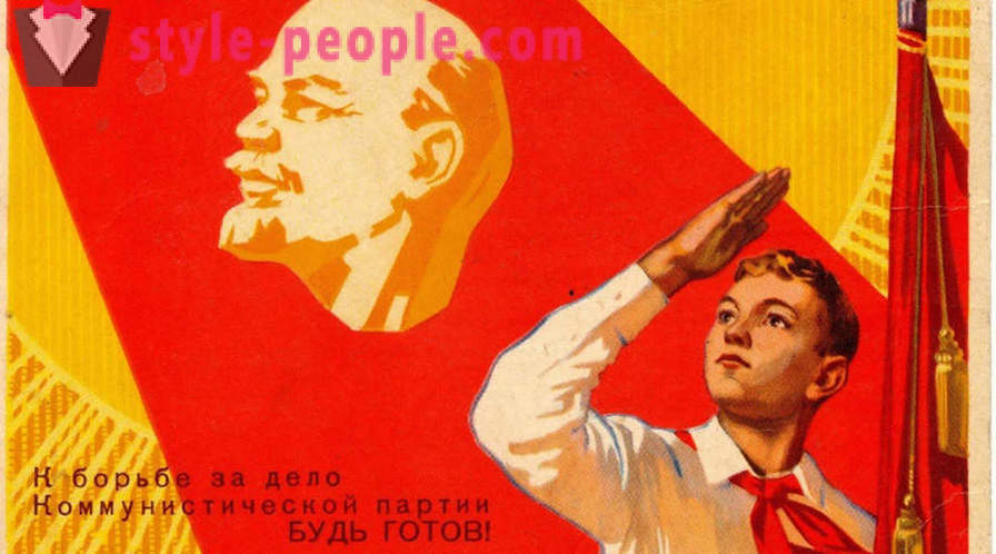 Historia och roll av pionjärerna i Sovjetunionen