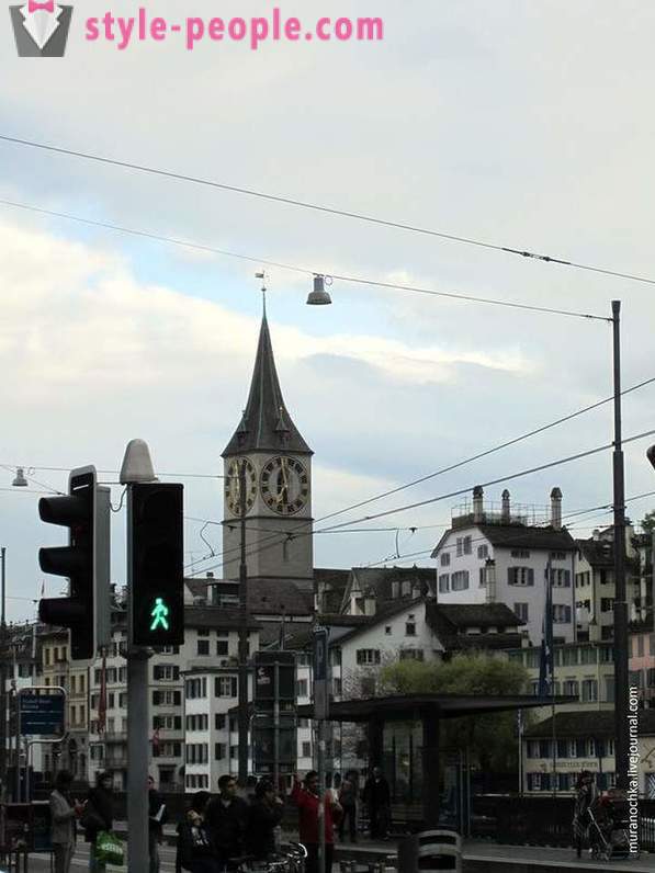 En promenad genom den gamla staden i Zürich