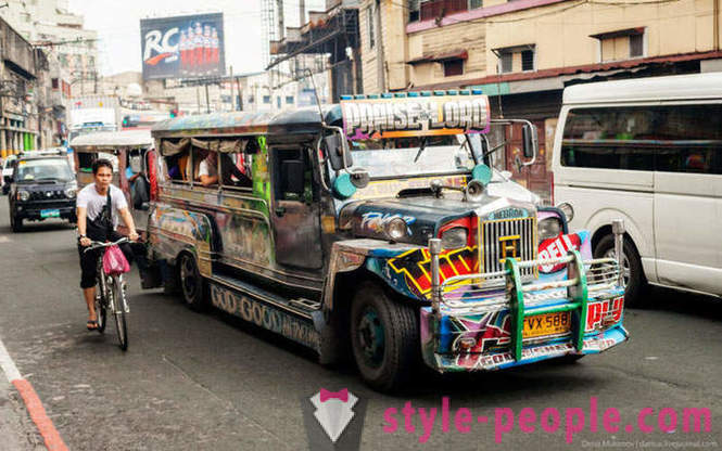 Bright filippinska jeepney