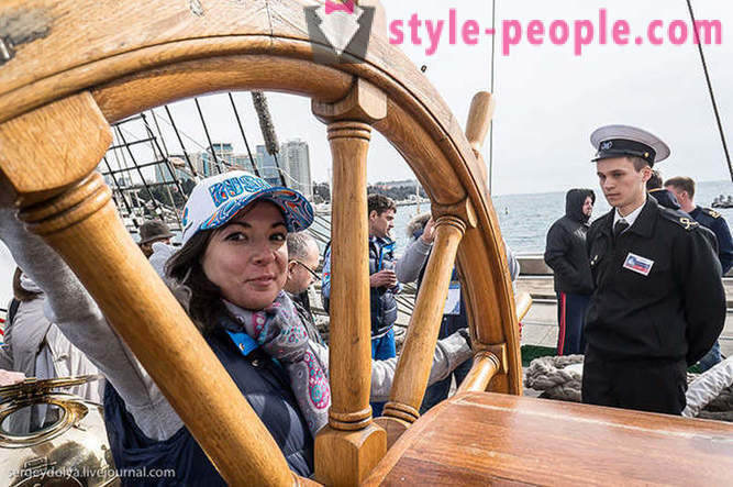 Utflykt till den legendariska segelfartyget Kruzenshtern i Sochi