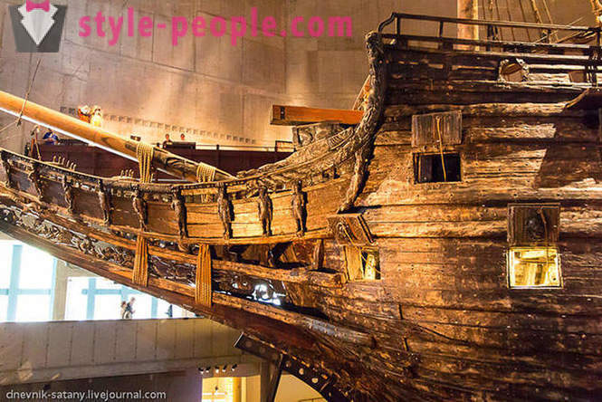 Visning av museet är den enda fartyget i XVII-talet