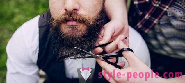 Män skägg elegant: typer, särskilt vård