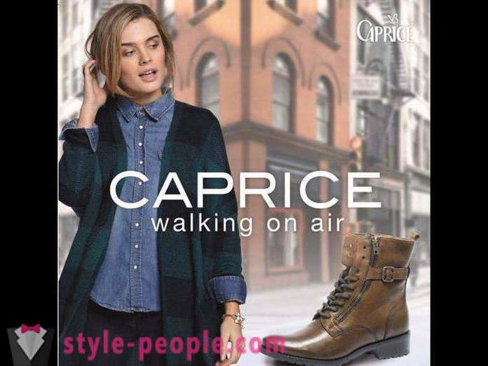 Caprice Skor Company: kunders utvärderingar, modeller och tillverkare
