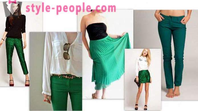 Färg Emerald: vad ordentligt kombinera kläder