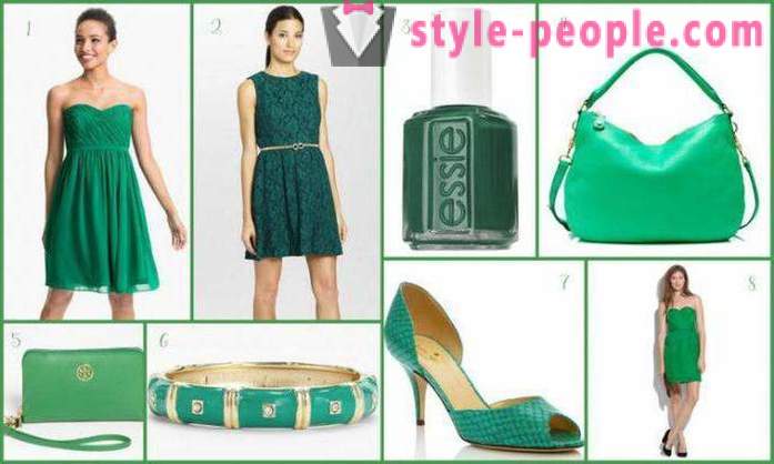 Färg Emerald: vad ordentligt kombinera kläder