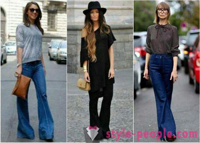 Utsvängda jeans - trenden är tidlös. Från vad man ska ha: 5 modebilder
