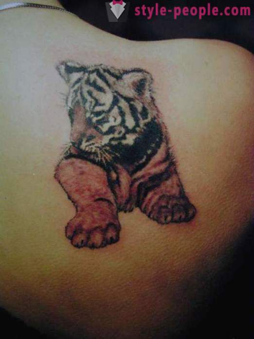 Det huvudsakliga värdet av en tiger tatuering