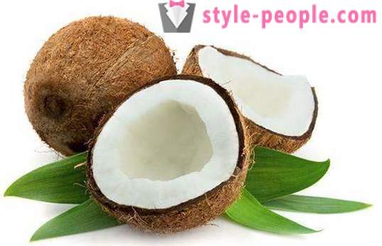Fallskärm - kokosolja. Naturliga hårvårdsprodukter