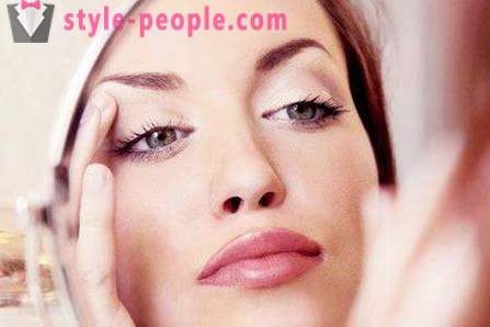Makeup för stegvis ökande ögat (se bilden). Makeup för bruna ögon att öka ögat