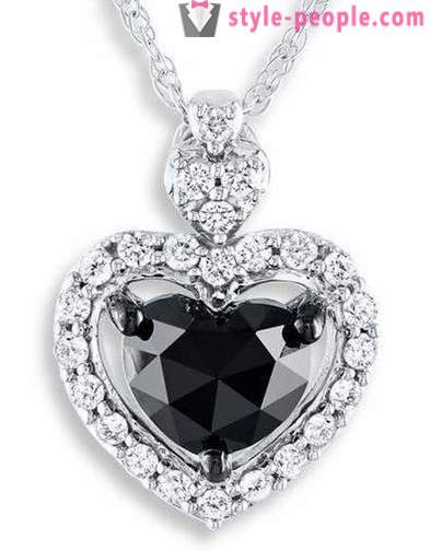 Svarta diamant smycken som används? Ring med Black Diamond