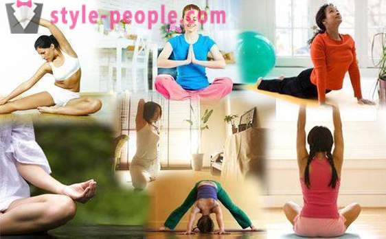Yoga hemma för nybörjare: övningar, bilder