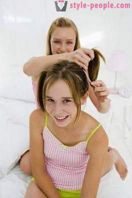 Ny frisyr för flickor. Ny frisyr med dina egna händer