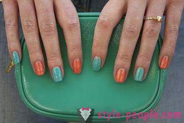 Så att måla naglarna i olika färger: fashionabla designidéer
