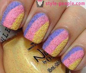 Så att måla naglarna i olika färger: fashionabla designidéer