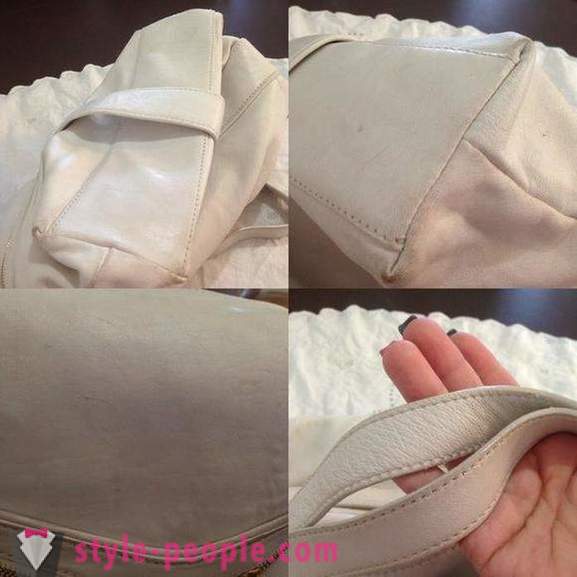 Hur man rengör en vit läderväska och förstöra dess utseende