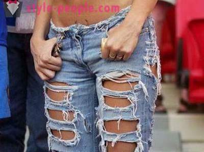 Hur att bryta jeans vackra